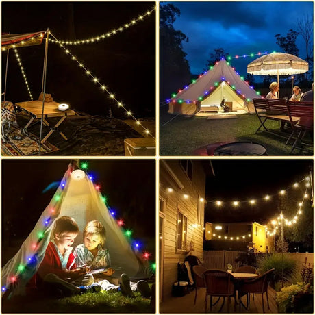 4 i 1 Camp Lights - Ljuslängder med 8 belysningslägen Carvallo