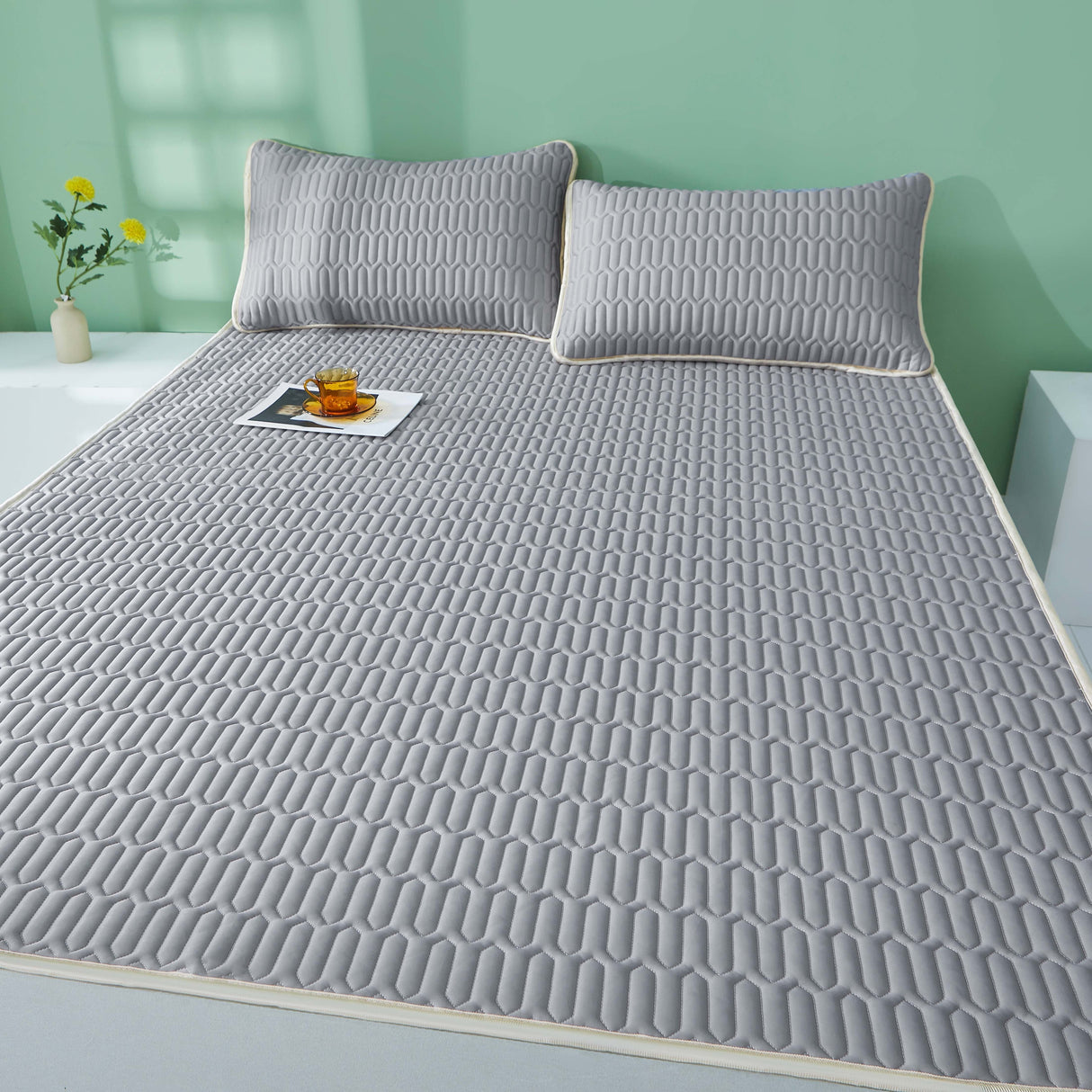 Cool Latexmatta - 2/3 stycken sommarkylmattsats för sovrum eller studentrum, Andas och Fällbar Carvallo