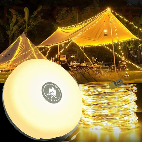 4 i 1 Camp Lights - Ljuslängder med 8 belysningslägen Carvallo