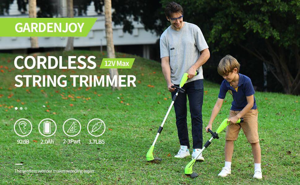 RoyallureCordless Mini Weed Trimmer – Lättviktig, Tyst, Enhandse Precision för Gräs & Kanter Carvallo