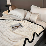 SoftSerenity Sängkläder Set - Lyxig Kaninfäll Plyschfilt Carvallo