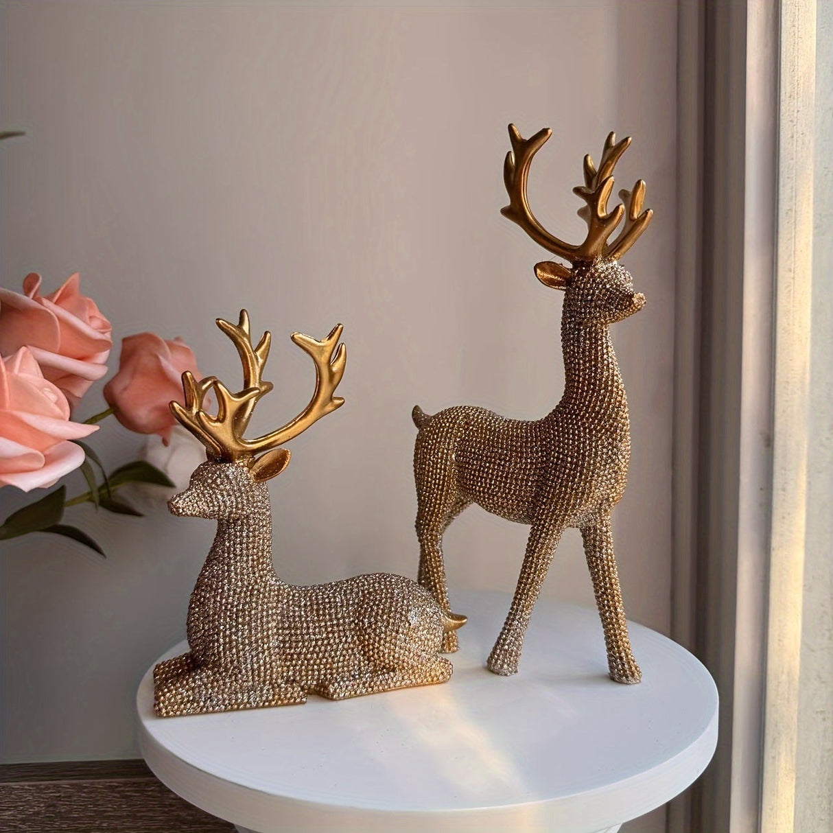 Carvallo - Charmig Rensdyr Duo för Vinter Underland Vibes Carvallo