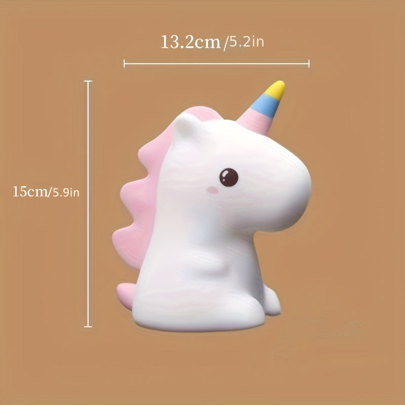 UnicornGlow - Varmt Enhörnings Nattlampa med 7 Färger och Ögonskydd Carvallo