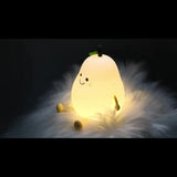 PearGlow - USB Uppladdningsbar Päronformad LED Skrivbordslampa med Dimmbara Funktioner Carvallo