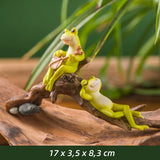 Groda Resin Växthängare Figur - Dekorativt inomhus- och utomhusväxttillbehör MILA Sverige