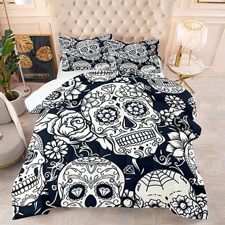 Skull sängkläder-Home-Hemnix-TWIN (173cmx218cm)-Hemnix