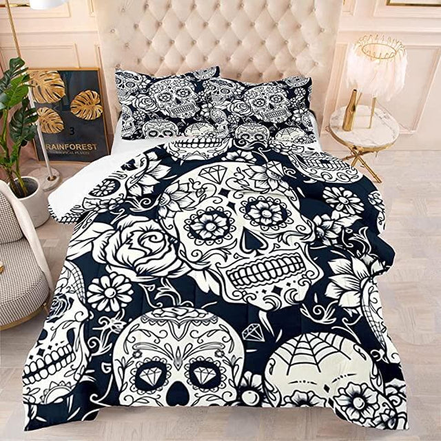 Skull sängkläder-Home-Hemnix-TWIN (173cmx218cm)-Hemnix