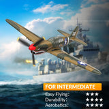Fjärrstyrd flygplan med lätt stabiliserad flygning Carvallo