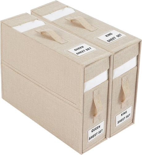 Carvallo – Fällbar Organisatör för Prydligt Organiserad Sängkläder Carvallo