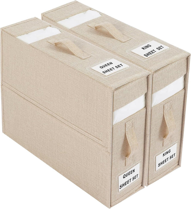 Carvallo – Fällbar Organisatör för Prydligt Organiserad Sängkläder Carvallo