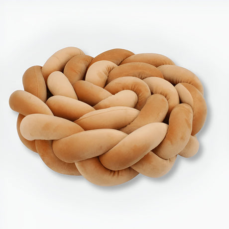 SnuggleBraids Plush - Handgjord Knuten Flätad Plush Carvallo