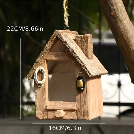 FeatherHaven Nest - Kreativt Hängande Fågelbo Carvallo