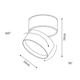 BeamShift Light – Fällbar Taklampa Carvallo