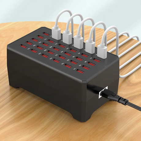 USB Laddningshub Snabbladdare Station Carvallo