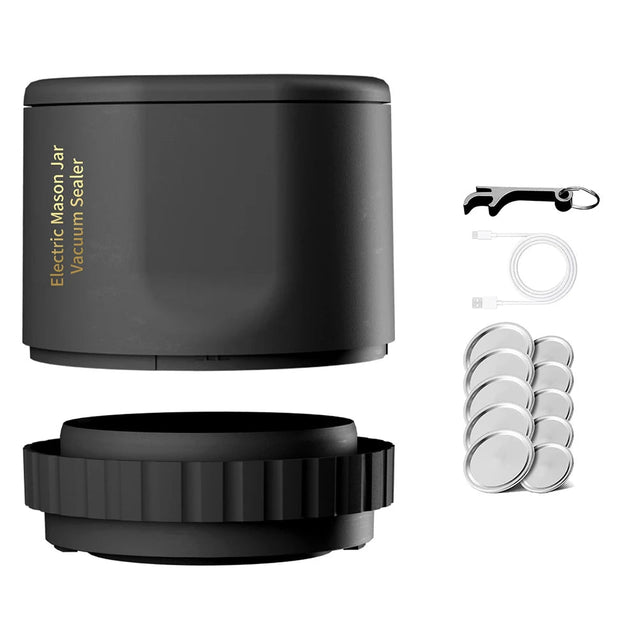 Elektrisk Mason Jar Vakuumförsegling Carvallo