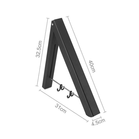 Carvallo - Hopfällbar torkställning för kläder på väggen Carvallo