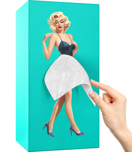 Flygande kjol vävnadslåda Carvallo