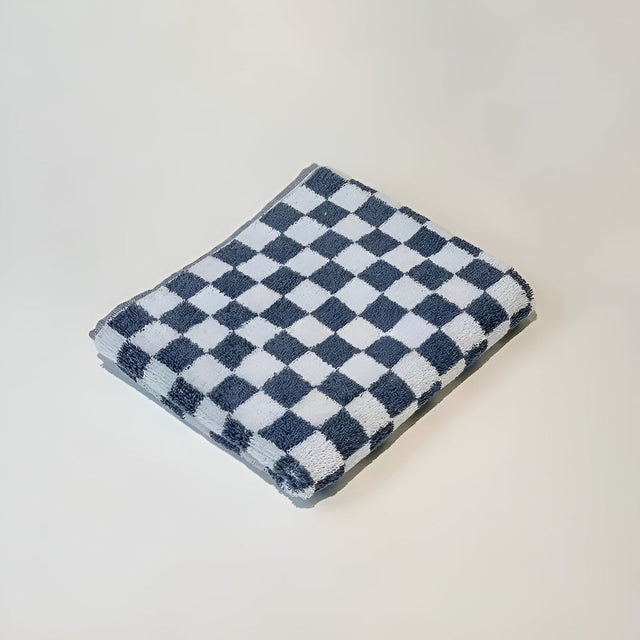 Retro Checkmate Bomull Handduk Carvallo