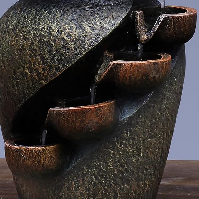 Zen Blossom Water Vase - Lugn Bonsai Dekoration med Fontän Carvallo