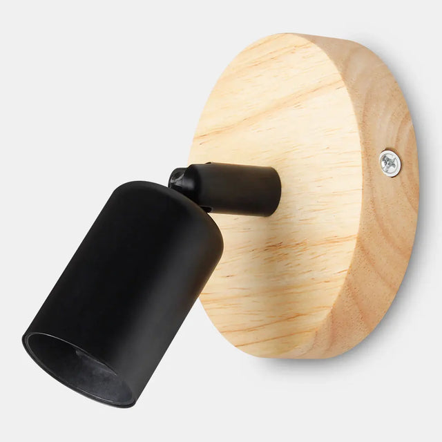 Nordisk Vintage Trä Vägglampa för Mysig Ambient Belysning Carvallo