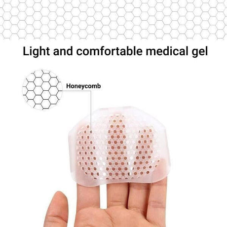 Royaleva Andningsbara Metatarsal Kuddar - Set om 2 för Komfort Carvallo