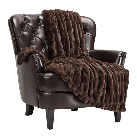 Elegant Faux Fur Filt Carvallo