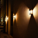 Carvallo Solar Vägglampa för Trädgårdsgärde | Väderbeständig & Automatisk | Varm- & Kallvit | Stämningsfull LED-belysning Carvallo