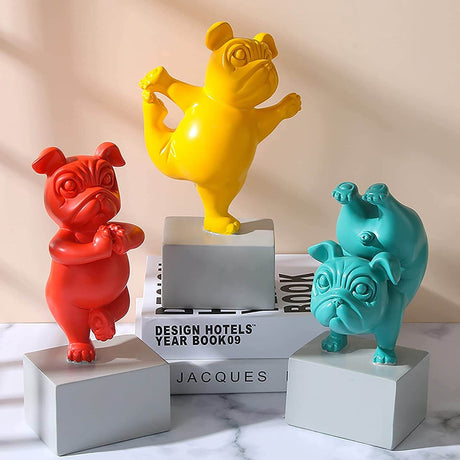 Yoga Bulldog figur Bellasverige
