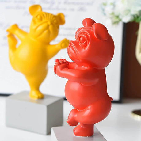 Yoga Bulldog figur Bellasverige