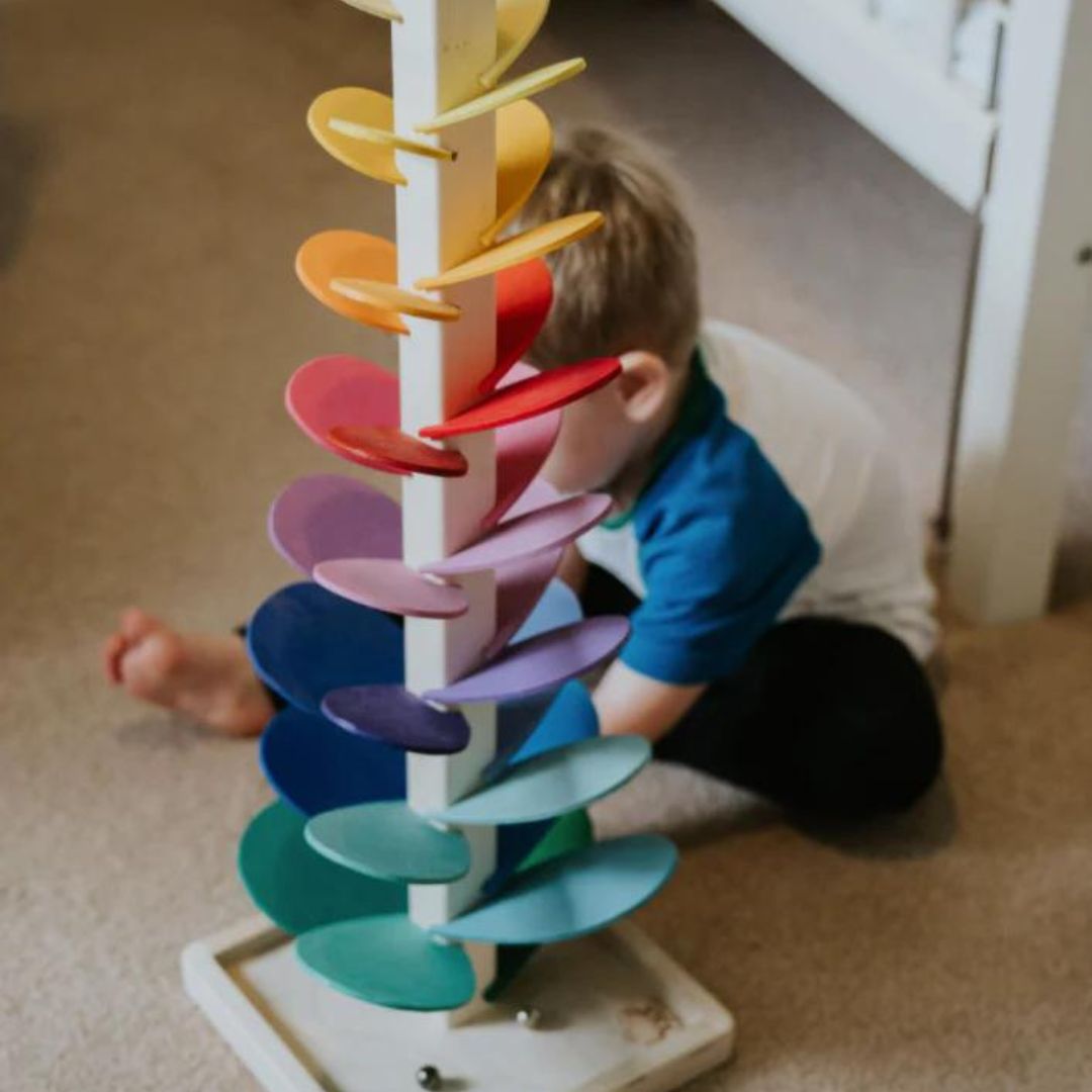 Marble Run Set – Bygg, lär och lek med livfulla spår MILA Sverige