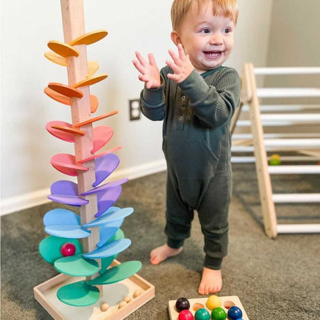 Marble Run Set – Bygg, lär och lek med livfulla spår MILA Sverige