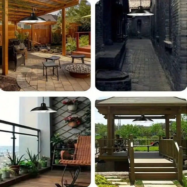 Carvallo – Solcellsdriven LED-pendellampa för utomhusrum med fjärrkontroll Carvallo