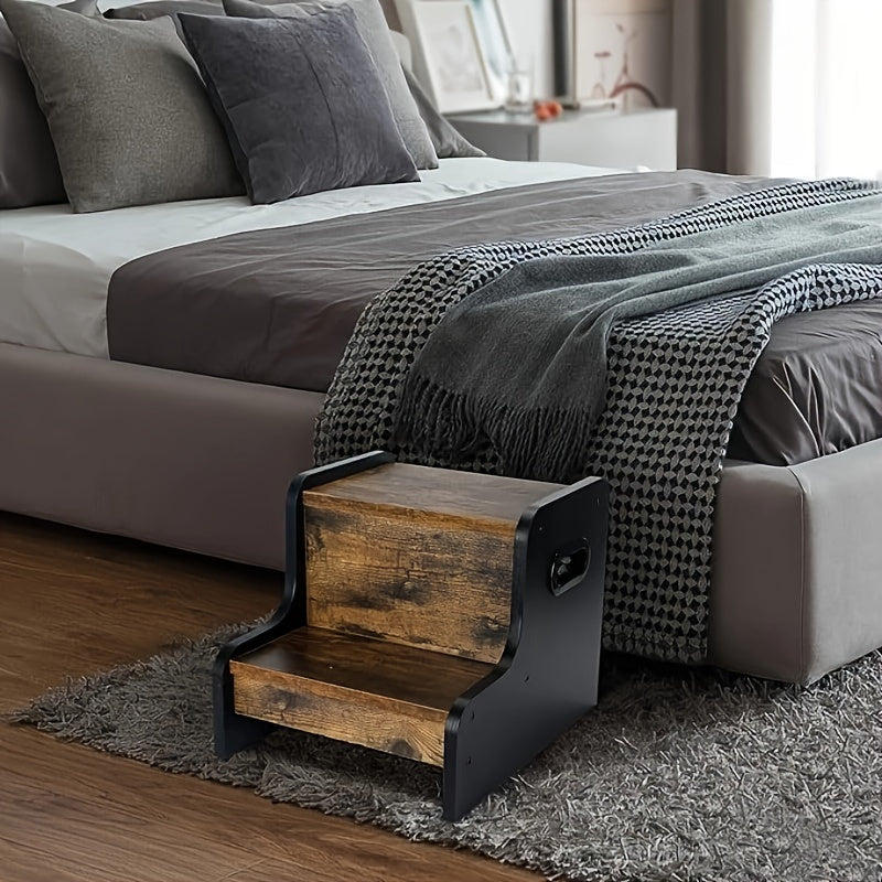 Rustik Trä Stapelbar Pall - För Bekvämlighet och Säkerhet Carvallo