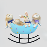 BunnyCharm Ornament - Påskhare Konstharts Ornament Carvallo