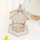 SkyPerch Bo free - Målningsbar trä hängande fågelhus Carvallo