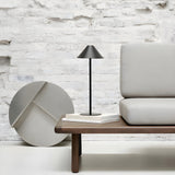 Palori - Minimalistisk dimbar touch-bordslampa - vattentät och uppladdningsbar ljusfärg Carvallo