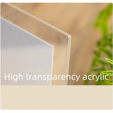 ÉléganceCadre – Lyxig fot Rahm av trä och akryl med modern U-form Carvallo