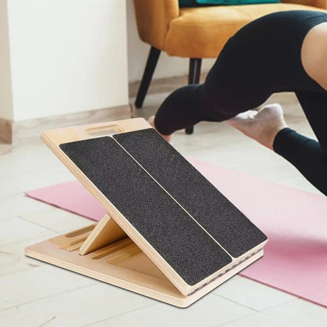 Vadmuskulsträckare – Justerbar Halkfri Lutande Bräda med Fällbar & Bärbar Design för Stretching & Terapi Carvallo