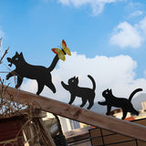 Carvallo-Set Catélo | 3-delad | Väderbeständig järn | Minimalistisk kattdesign i svart Carvallo