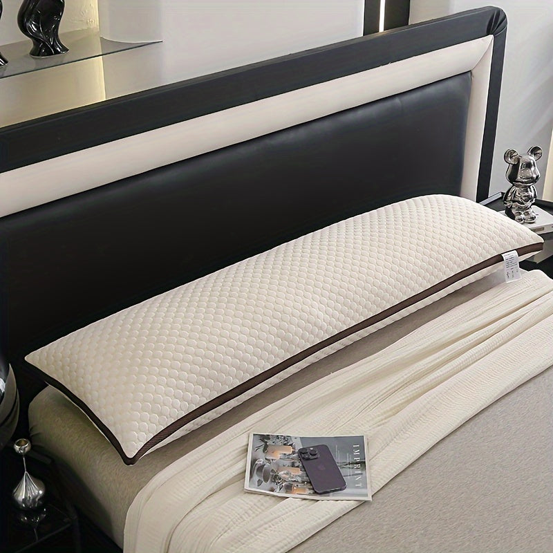 Premium Mjuk Stickad Bubbel 3D Massage Kroppskudde - Stödjande och Bekväm för Sido- och Magliggare Carvallo