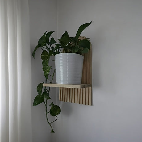 Boho Rainbow Vägghylla - Stilfull Förvaring för Alla Rum Carvallo