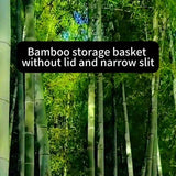 Bambu Vävd Förvaringskorg - Hållbar och Praktisk för Varje Rum Carvallo