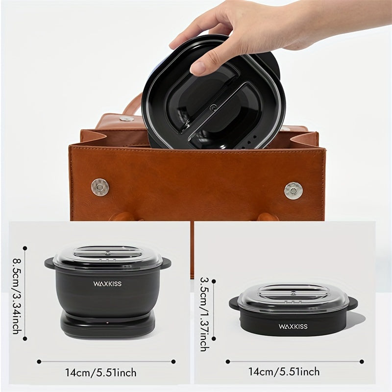 Bärbart vaxvärmarkit – 500 ml silikonhårborttagningsvärmare för släta resultat i salongskvalitet MILA Sverige