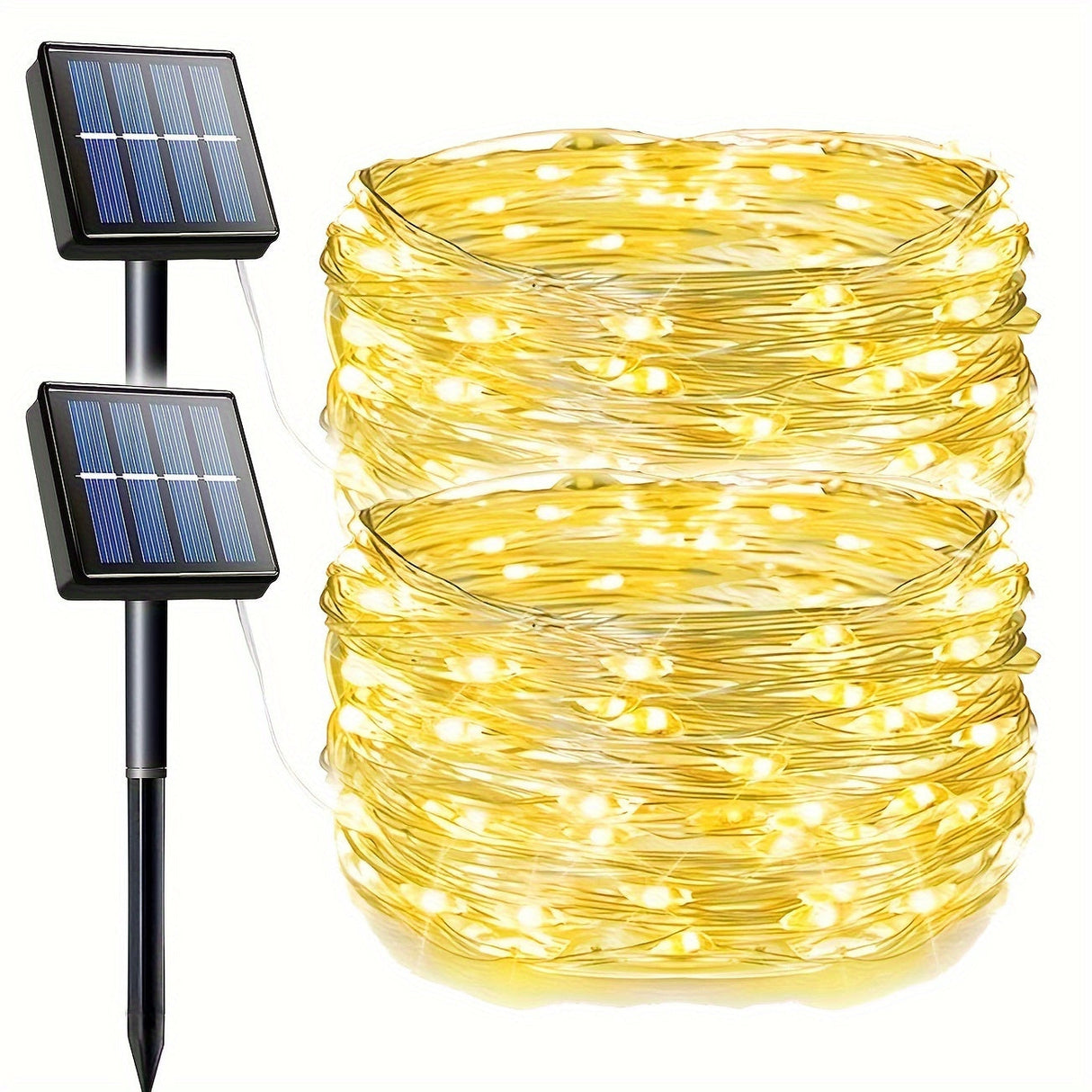 Utomhus Solenergi Drivna Röda Ängel Ljus Carvallo