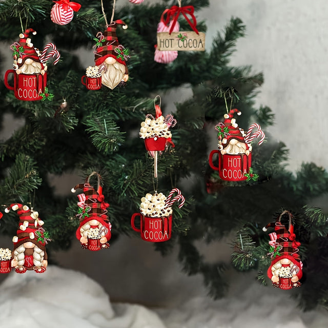 Festlig Glädje Ornament Set – För en Mysig Atmosfär Carvallo