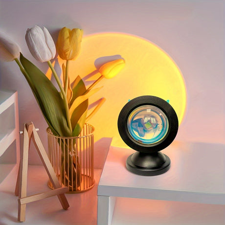 Carvallo - Mångsidig LED solnedgångslampa med 16 färger och fjärrkontroll Carvallo