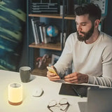 Dimbar LED nattljus med modern design och färgbyte Carvallo