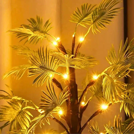 Tropiska palmblad LED-lampor Carvallo