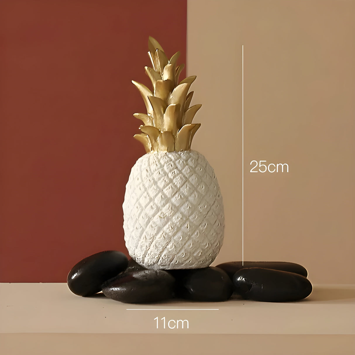 PineGlow Decor - Dekorativ Ananas-Ananas-Vardagsrumsdekor Carvallo