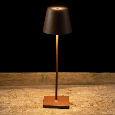 RoyaleGlow Trådlampa - USB-laddningsbar vattentät bordslampa med touch-knapp Carvallo